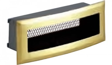 Решетка вентиляционная 18х7, с подрамником, радиусная DIXNEUF