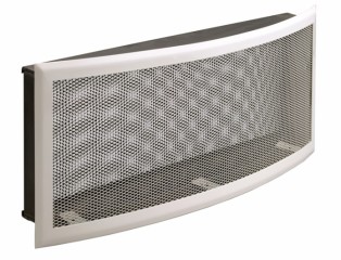 Решетка вентиляционная 35х20, горизонтальная радиусная, подрамник с фильтром DIXNEUF