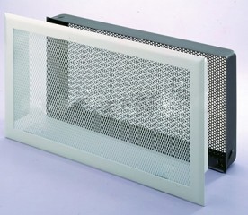 Решетка вентиляционная 33х25, горизонтальная, подрамник с фильтром DIXNEUF